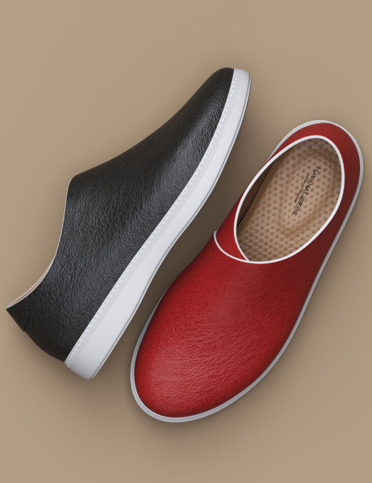 HL Loafers Shoes for Genesis 8 and 8.1 Male_DAZ3D下载站