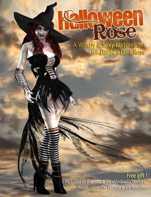 Halloween Rose_DAZ3D下载站