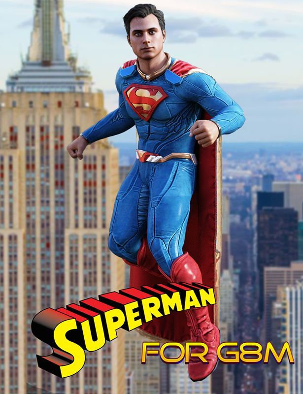 Injustice 2 Superman for G8M_DAZ3D下载站