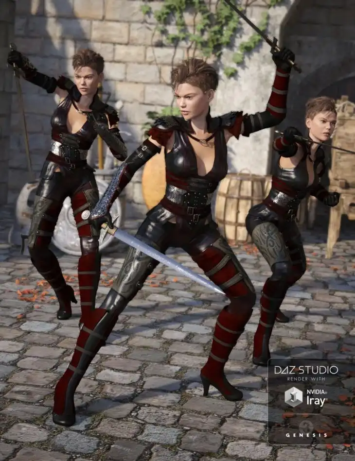 Iron Champion Poses_DAZ3DDL