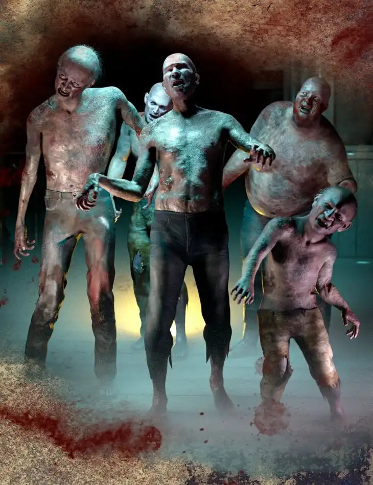 M3D Zombienator for Genesis 8.1 Male_DAZ3D下载站