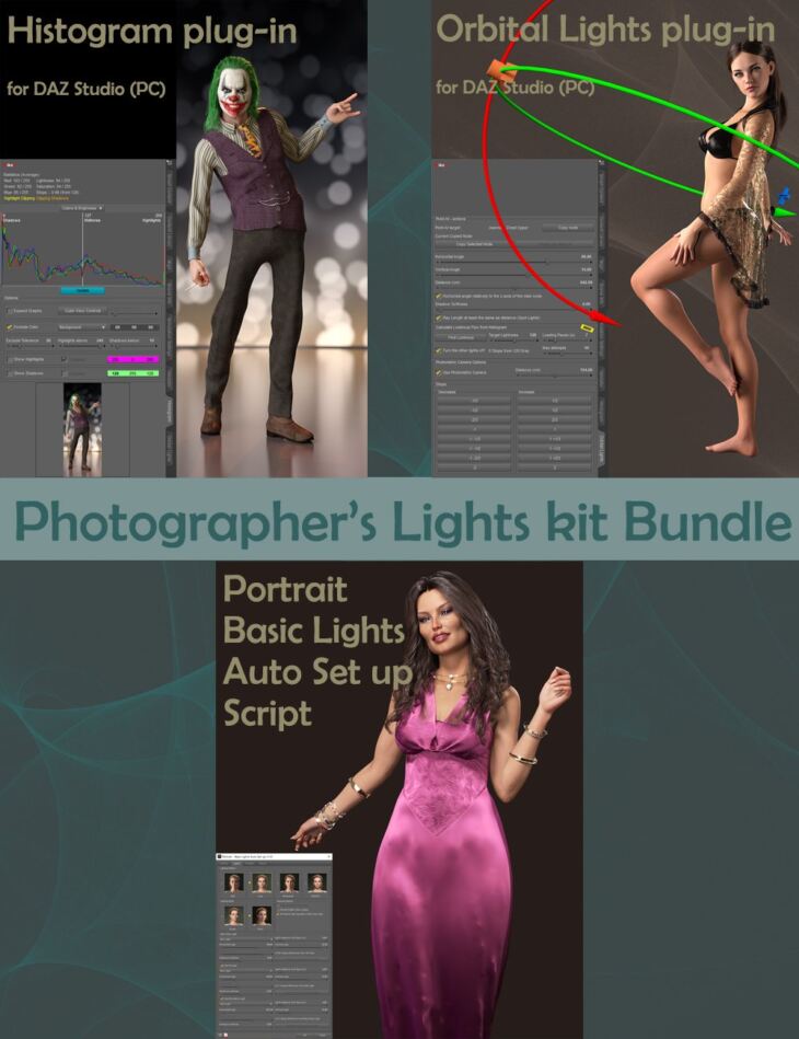 MD Photographer’s Lights Kit Bundle_DAZ3D下载站