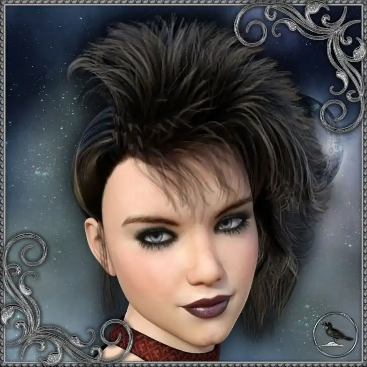 Melancholia Hair for Genesis 8.1 Female_DAZ3DDL