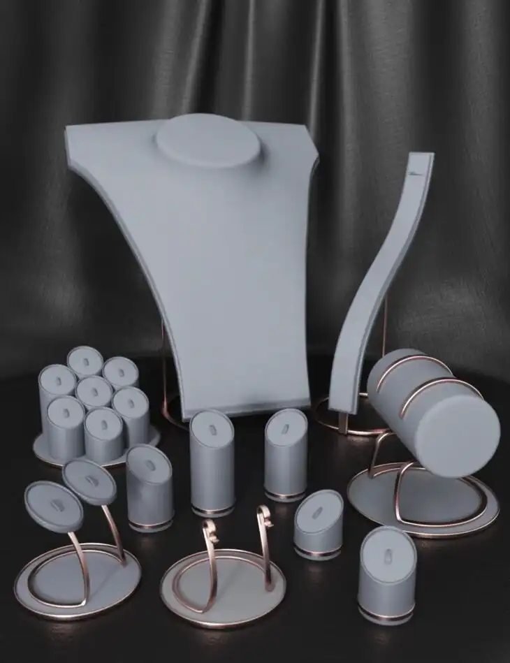 Modern Jewelry Display Props_DAZ3DDL