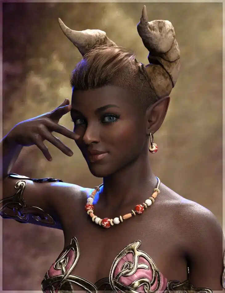 ND Fantasy Horns for Genesis 8.1 Female and Male_DAZ3DDL