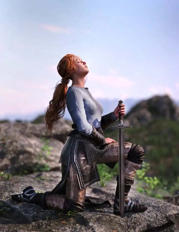 Noble Maiden Poses for Genesis 9_DAZ3DDL