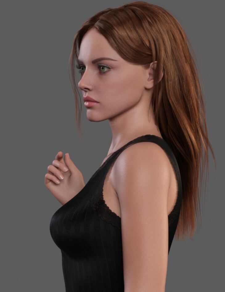 PS Croft Hair for Genesis 8 and 8.1 Females_DAZ3D下载站