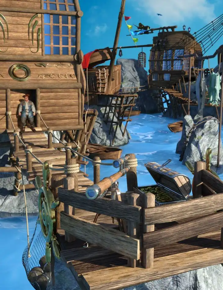 Pirate Hideout_DAZ3DDL