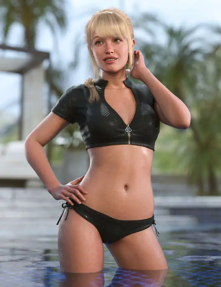 Summertide Swimwear Outfit for Genesis 9_DAZ3DDL