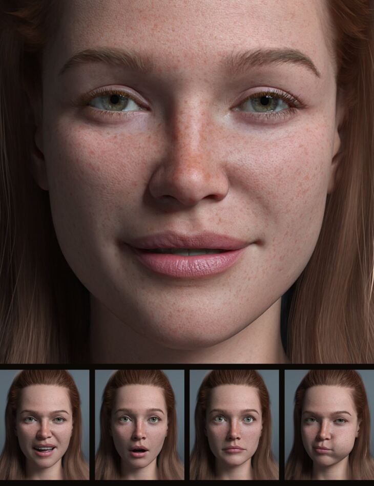 The Expression Collection for Victoria 9_DAZ3D下载站