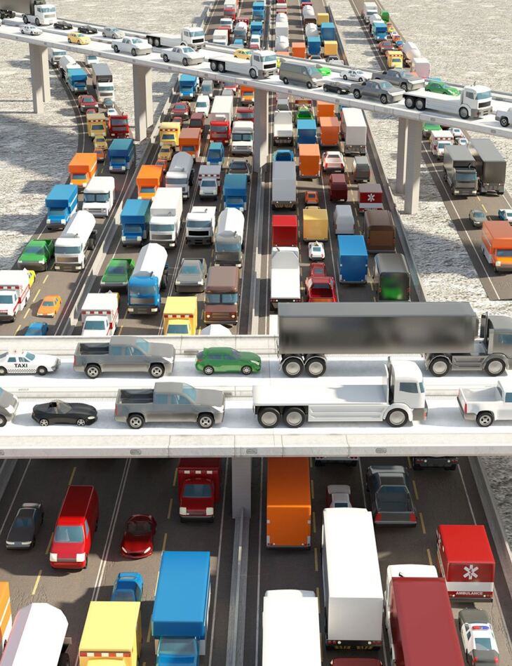 Traffic Patterns Script and Prop Collection_DAZ3D下载站