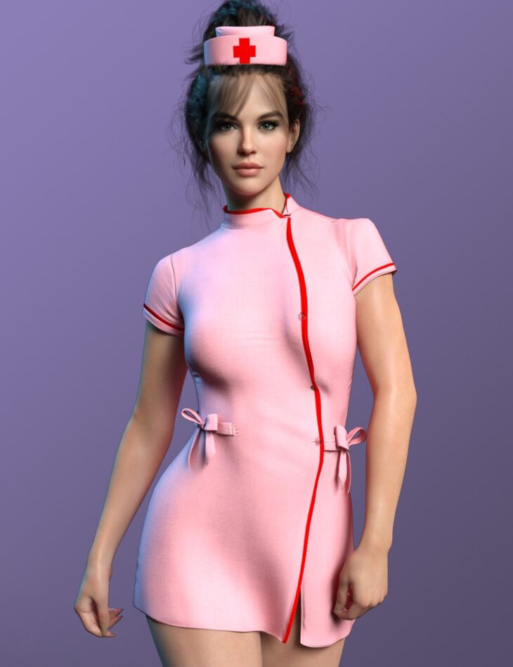 X-Fashion Uniform 06 for Genesis 8 and 8.1 Females_DAZ3D下载站
