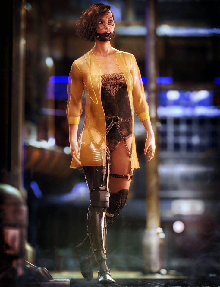dForce Cyborg Soul Outfit for Genesis 8 Females_DAZ3D下载站