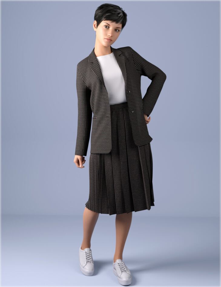 dForce HnC Basic Jacket Outfit for Genesis 8.1 Females_DAZ3DDL