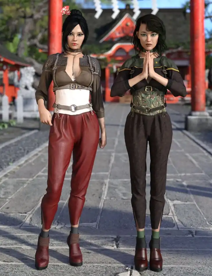 dForce Shadow Agent Outfit Textures_DAZ3DDL