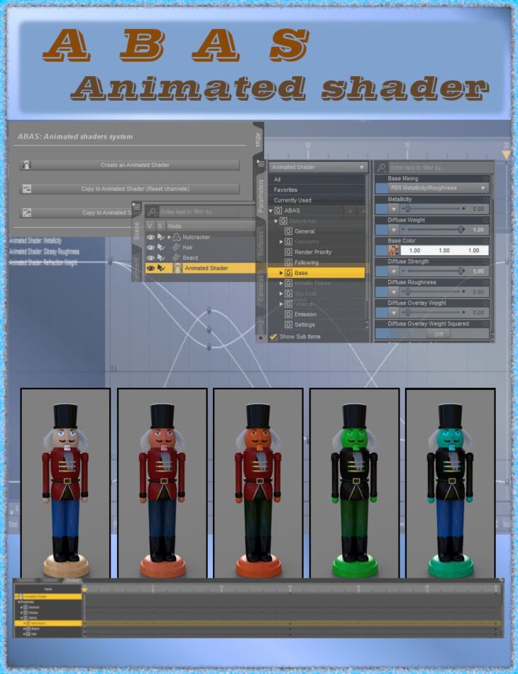 ABAS: Animated Shaders System_DAZ3DDL