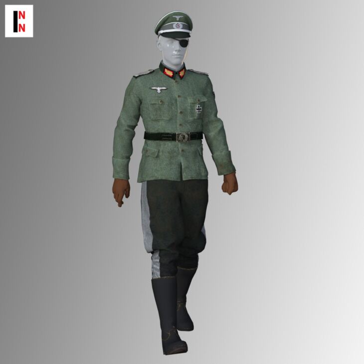 COD WW2 Axis Uniform for Genesis 8 Male_DAZ3D下载站