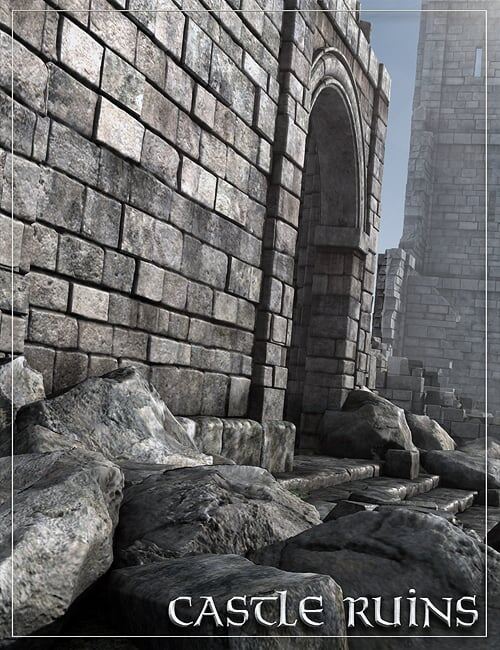 Castle Ruins_DAZ3D下载站