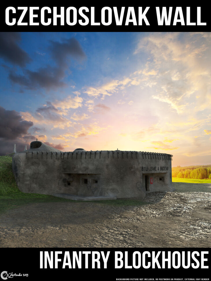 Czechoslovak Wall – Infantry Blockhouse_DAZ3D下载站