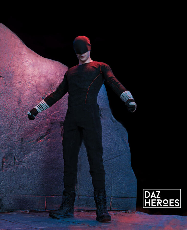 Daredevil MCU for Daz 3D G8.1M_DAZ3D下载站