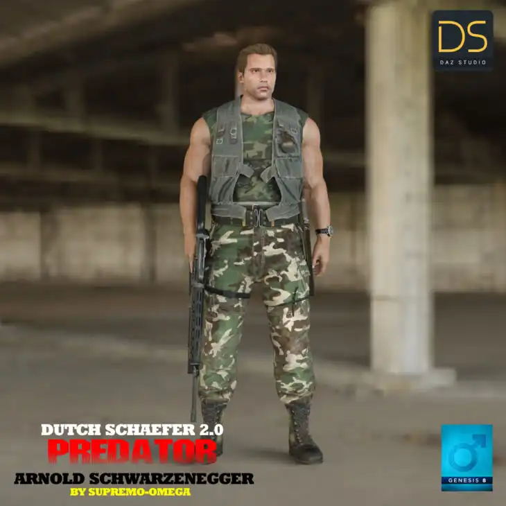 Dutch Schaefer 2.0 For G8 Male_DAZ3DDL