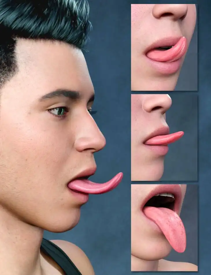 Easy Tongue Control for Genesis 9_DAZ3DDL