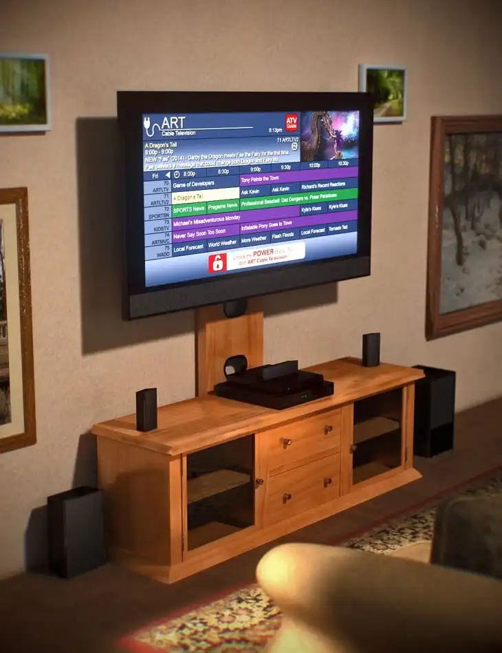 Entertainment Center_DAZ3DDL
