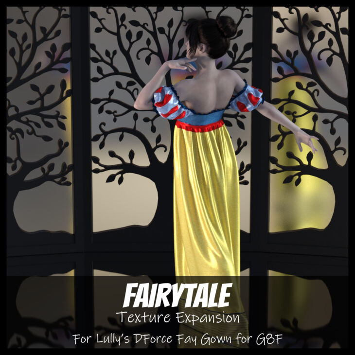 Fairytale for Fay Gown G8F_DAZ3D下载站