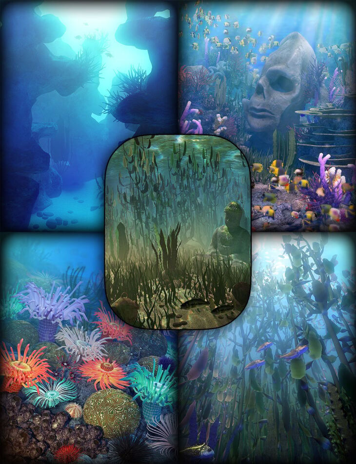 Gardens of Poseidon – Super Bundle_DAZ3D下载站