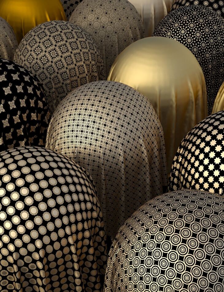 Golden Collection Fabric Iray Shaders_DAZ3DDL