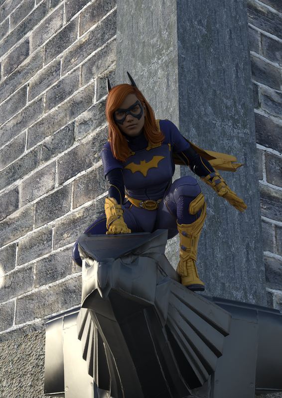 Gotham Knights Batgirl Outfit For G8F_DAZ3D下载站