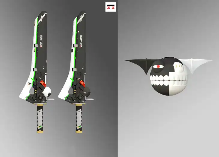 Guilty Gear Valentine Weapons_DAZ3DDL