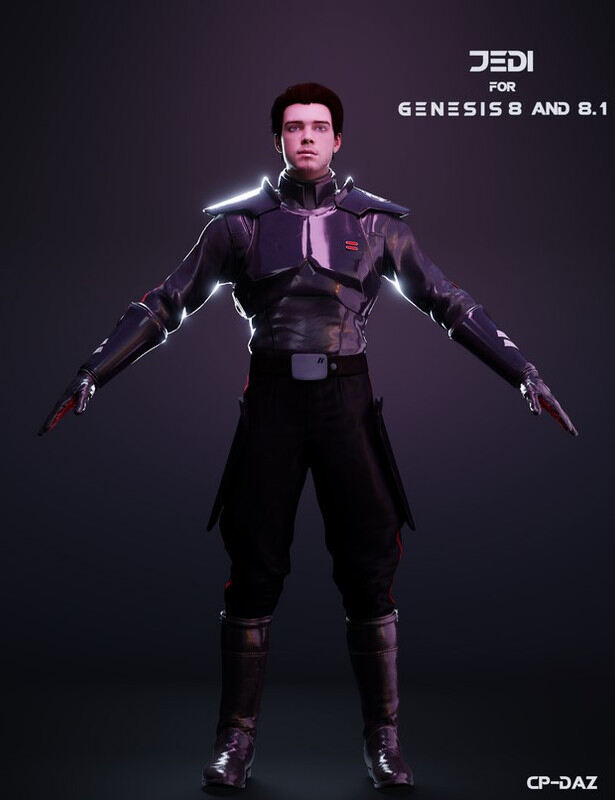 Jedi For Genesis 8 And 8.1 Male_DAZ3D下载站