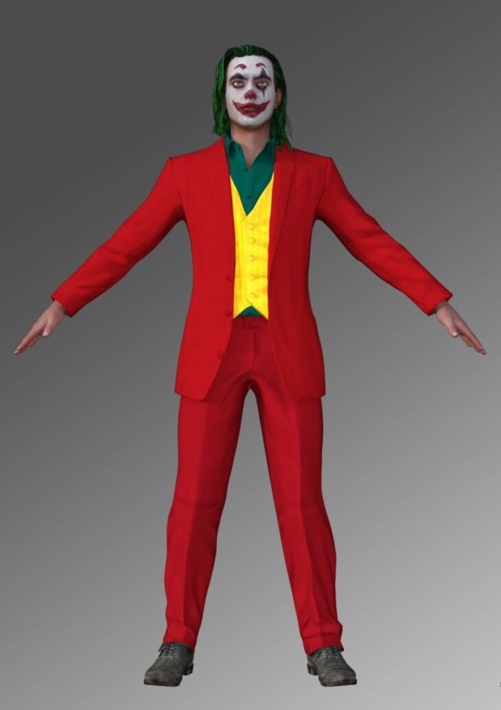 Joker (2019) Outfit For Genesis 8 Male_DAZ3D下载站