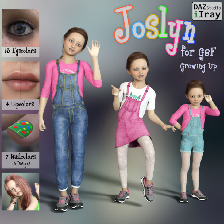 Joslyn for Genesis 8 Female Growing Up IRAY – G8F_DAZ3D下载站