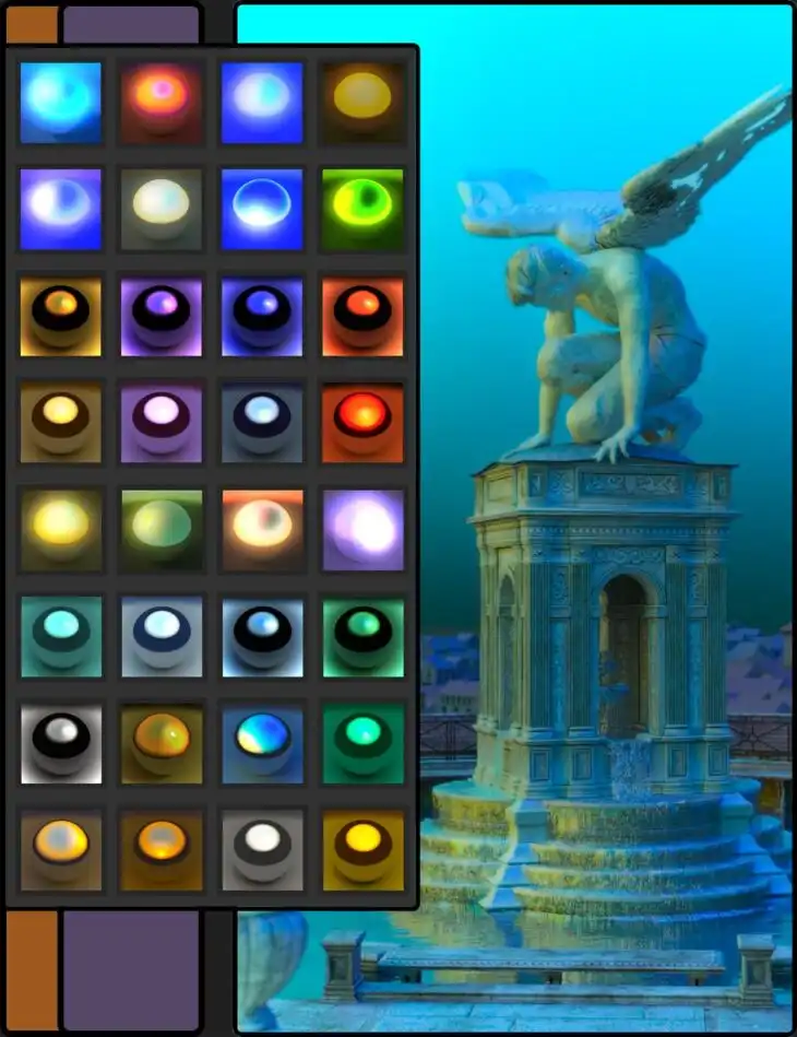 Light Vignettes HDRIs and Render Settings_DAZ3DDL