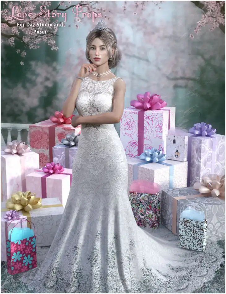 Love Story Props_DAZ3DDL