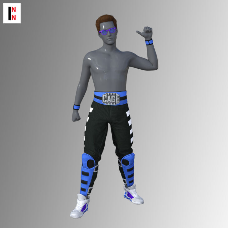 MK Johnny Cage Outfit for Genesis 8 Male_DAZ3DDL