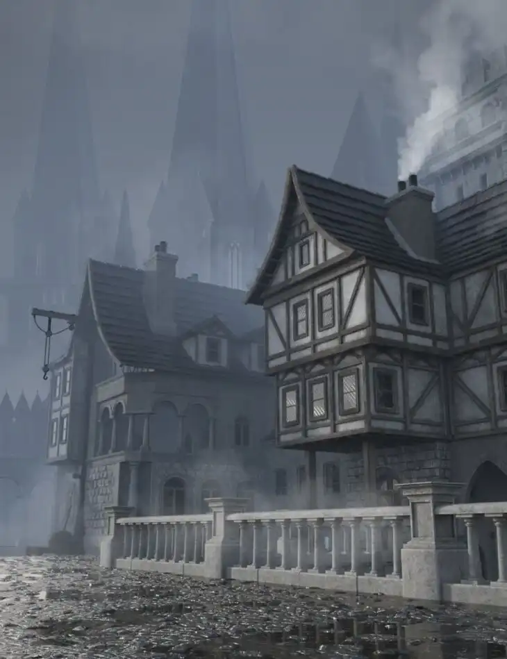 Medieval City Block_DAZ3DDL