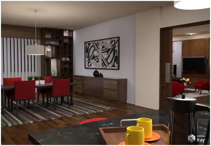Modern Apartment – Kitchen_DAZ3D下载站