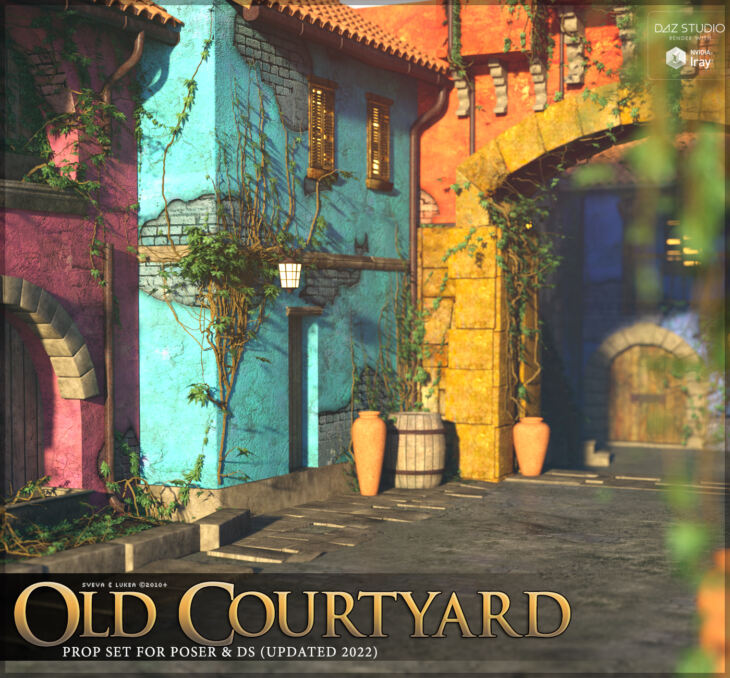 Old Courtyard_DAZ3DDL