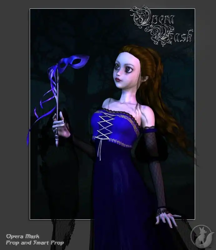 Opera Mask_DAZ3D下载站