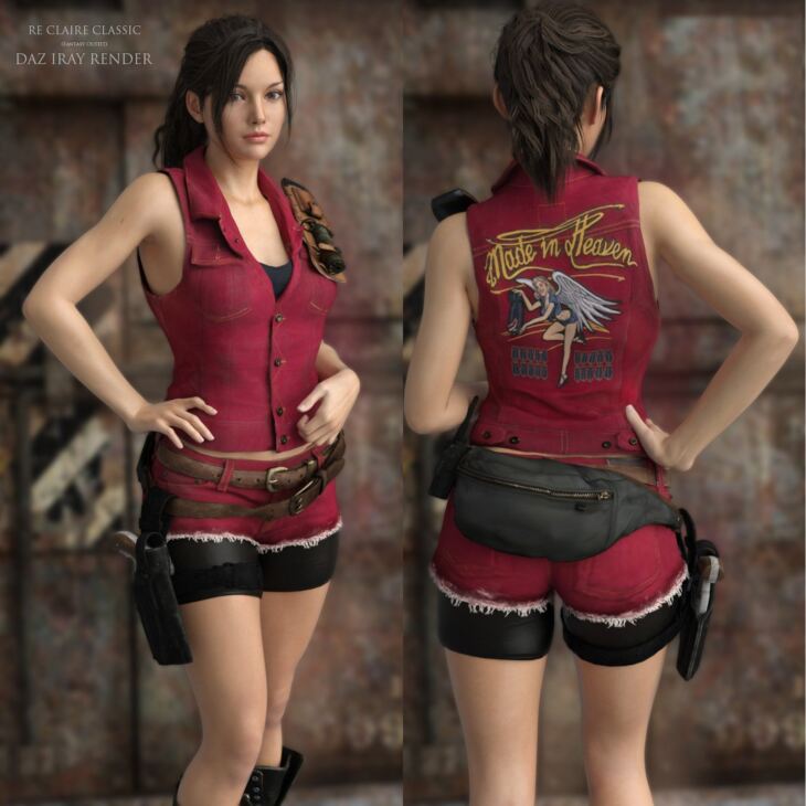 RE Claire Classic Outfit For G3F_DAZ3DDL