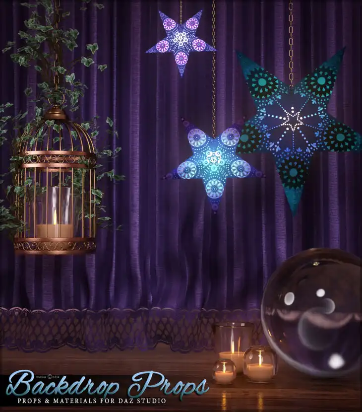 SVs Backdrop Props_DAZ3DDL