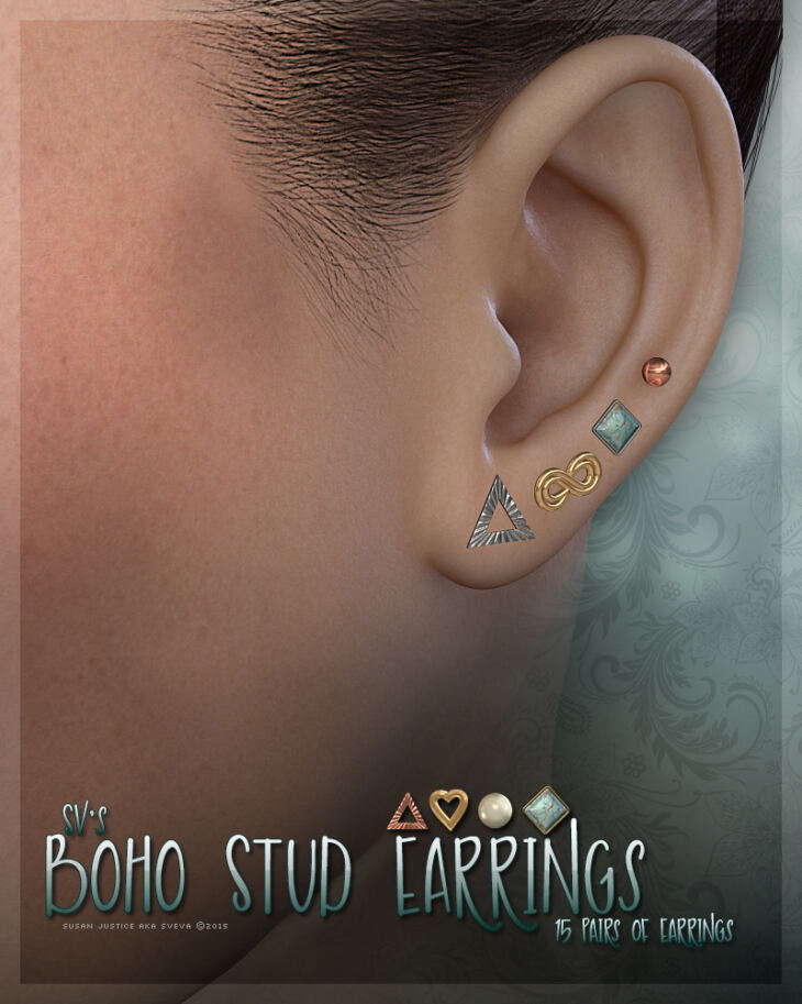 SV’s Boho Stud Earrings_DAZ3DDL