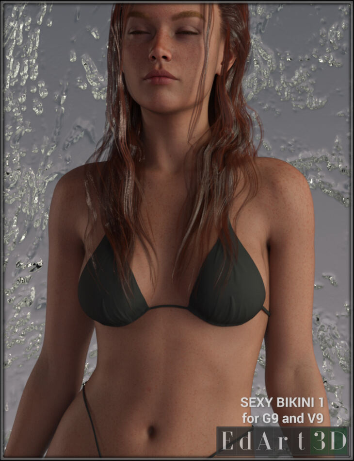 Sexy Bikini1 for G9 and V9_DAZ3D下载站