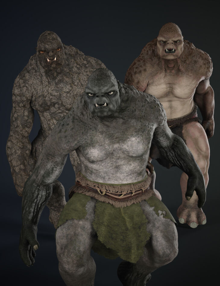 Textures for Classic Troll_DAZ3DDL