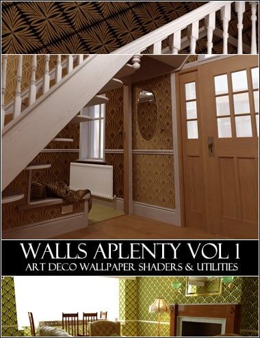 Walls Aplenty Vol 1_DAZ3D下载站