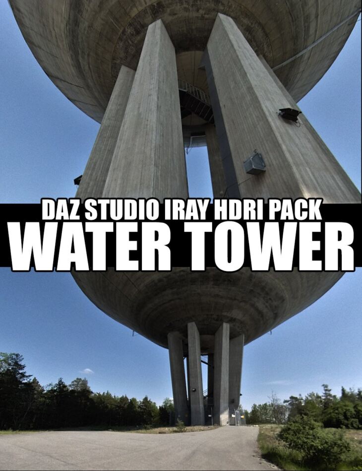 Water Tower – DAZ Studio Iray HDRI Pack_DAZ3D下载站