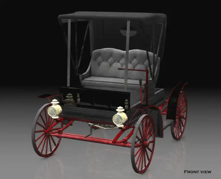 1908 Motor Buggy_DAZ3D下载站